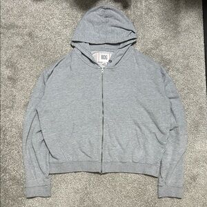 Vintage BDG Grey Zip Up Hoodie